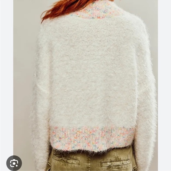 NWT Free People Stardust Pullover Gardenia - Picture 3 of 12